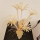 Lampe fleur vintage en fibre optique avec changeur de couleur