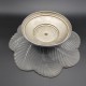 Coupe a fruits verre pressé dépoli Art Deco Pierre d’Avesn France (no Lalique )
