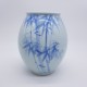 Vase ancien décor de bambou céramique blanche Chine ? Japon ?
