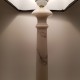 Lampe colonne en albâtre veiné italie vintage