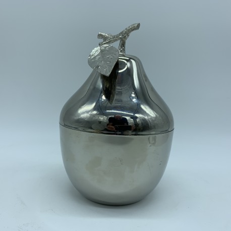 Seau Bac à glaçons vintage poire par Hans Turnwald années 70 pomme