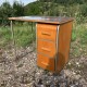 Bureau enfant avec caisson tiroir 1950