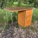 Bureau enfant avec caisson tiroir 1950