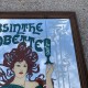 Grand miroir peint publicitaire absinthe Robette