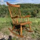 Rocking chair en bois