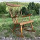 Rocking chair en bois