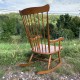 Rocking chair en bois