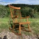 Rocking chair en bois