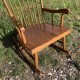 Rocking chair en bois