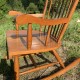 Rocking chair en bois