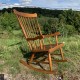 Rocking chair en bois