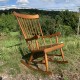 Rocking chair en bois