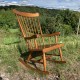 Rocking chair en bois