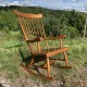 Rocking chair en bois