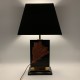 Lampe inclusion de corail DLG Pierre Giraudon resine epoxy