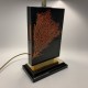 Lampe inclusion de corail DLG Pierre Giraudon resine epoxy