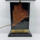 Lampe inclusion de corail DLG Pierre Giraudon resine epoxy