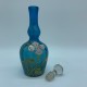 Bouteille carafe en verre emaillé Style Periode Art Nouveau Legras