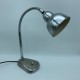 Lampe de bureau industrielle flexible metal alu chromé 1950 no Jielde Gras