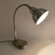 Lampe de bureau industrielle flexible metal alu chromé 1950 no Jielde Gras