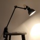 Lampe d'atelier GRAS 204 avec sur rotule pince étau