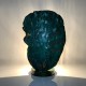 Sculpture lampe bronze contemporain cactus Fonderie Huguenin