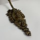 Applique ancienne fleur en bronze doré ancien epoque Art Deco