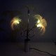 Lampe fibre optique palmier vintage