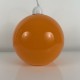 Globe Suspension en opaline orange vintage design diamètre 25 cms