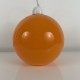 Globe Suspension en opaline orange vintage design diamètre 25 cms