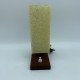 Lampe chevet style scandinave Teak teck perspex