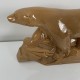 Ours polaire en céramique Art Déco Dax Edouard Cazaux