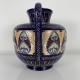Vase a anses HB Quimper décor perlé