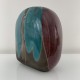 Vase lenticulaire Tony Evans Californie vers 1980 céramique Raku