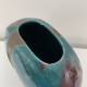 Vase lenticulaire Tony Evans Californie vers 1980 céramique Raku