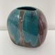 Vase lenticulaire Tony Evans Californie vers 1980 céramique Raku