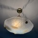 Vasque Art Déco en verre opalescent ROBA France 1930