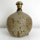 Pied de lampe boule en gres pyrite DLG La Borne Tiffoche