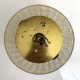 Plafonnier ancien Murano verre avec inclusion or doré Barovier Toso