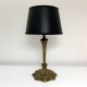 Lampe en bronze de style Art Nouveau dans le style de Leleu