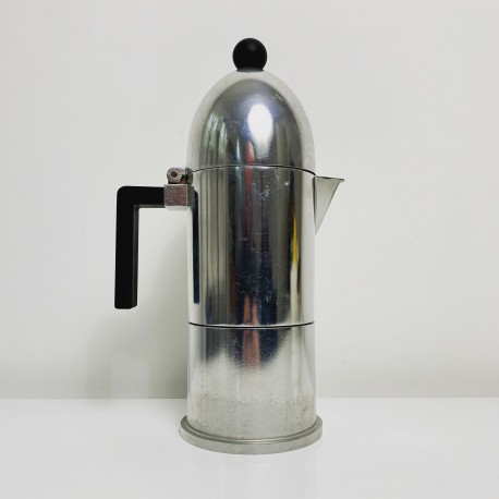 Cafetiere italienne La Copola Aldo Rossi pour Alessi 1988 Grand modele 6 tasses