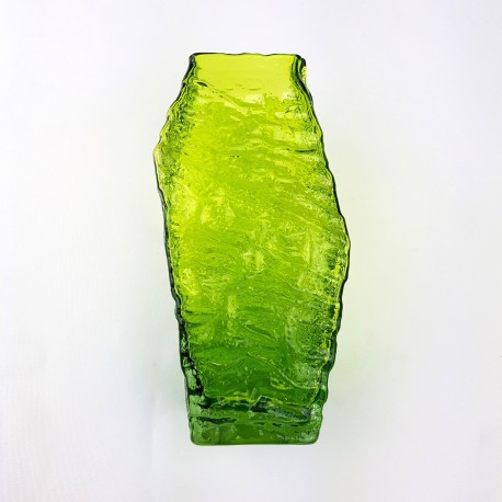 Vase vert  texturé DLG Whitefriars