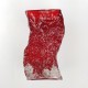 Vasse en verre texturé rouge DLG Whitefriars