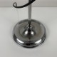 Lampe de bureau ancienne style notaire metal nickelé verre systeme monte baisse