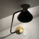 Lampe Jumo 450 abat jour Diabolo vintage design 50 60