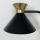 Lampe Jumo 450 abat jour Diabolo vintage design 50 60