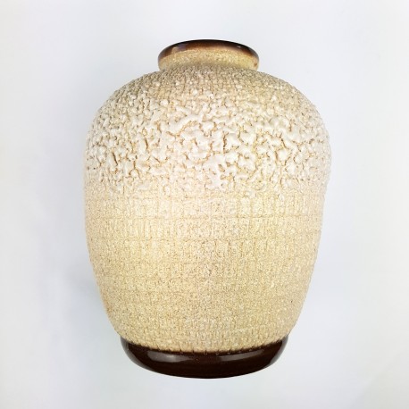 Vase boule en grès émaillé façon écaille  attribué a Louis Dage époque Art Déco