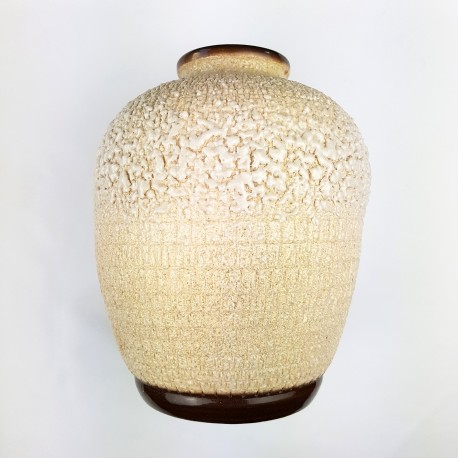 Vase boule en grès émaillé façon écaille  attribué a Louis Dage époque Art Déco