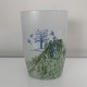 Vase Suedois Kjell Engman pour Kosta Boda décor d’arbres