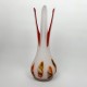 Vase facon pate de verre vintage Darius Zarrin orange